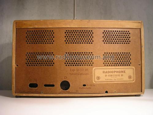 Radiophone 5157W; Oy Helvar; Helsinki (ID = 1023924) Radio