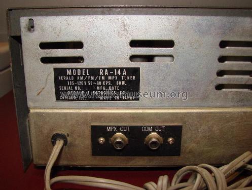 AM / FM / FM MPX Tuner RA-14A; Herald Electronics, (ID = 1936799) Radio