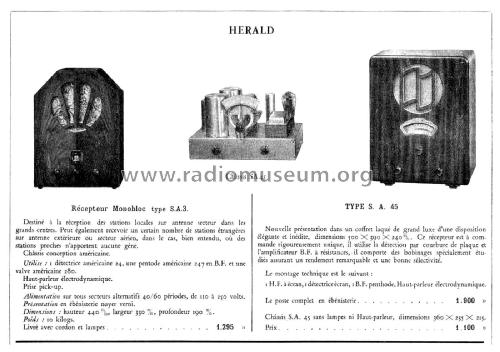 SA3; Herald; Vanves (ID = 2066944) Radio