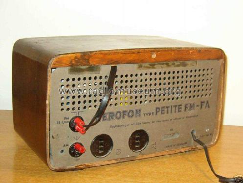 Petite FM-FA; Herofon Herophon, (ID = 97106) Radio