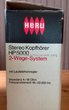 Stereo Kopfhörer - 2-Wege-System HP 5000; HERU - International (ID = 1848432) Speaker-P