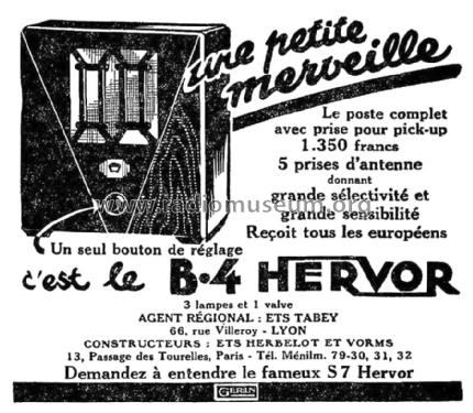 B4; Hervor, Herbelot & (ID = 2346803) Radio