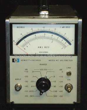 AC dB Meter 400EL; Hewlett-Packard, HP; (ID = 921779) Equipment