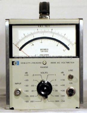 AC Voltmeter 400E; Hewlett-Packard, HP; (ID = 657826) Equipment