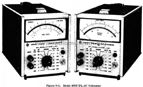 AC Voltmeter 400F; Hewlett-Packard, HP; (ID = 1249470) Equipment