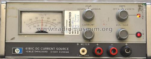 DC Current Source 6181B & C; Hewlett-Packard, HP; (ID = 1883658) Equipment