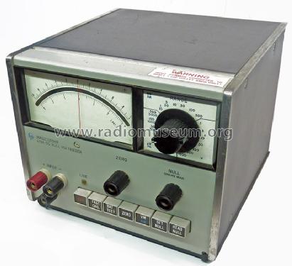 DC Null Volt-Ammeter 419A; Hewlett-Packard, HP; (ID = 801014) Equipment