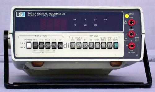 Digital Multimeter 3435A; Hewlett-Packard, HP; (ID = 448814) Equipment