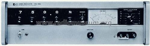 Digital Oscillator 4204A; Hewlett-Packard, HP; (ID = 1348688) Equipment