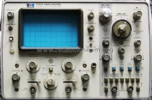 Dual Channel Oscilloscope 1707B; Hewlett-Packard, HP; (ID = 1370757) Equipment