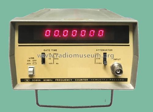 Frequency Counter 5381A; Hewlett-Packard, HP; (ID = 2591893) Equipment