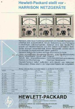 Harrison-Labornetzgerät HL-6226-A; Hewlett-Packard, HP; (ID = 841193) Equipment