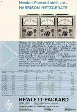 Labor-Netzgerät 721-A; Hewlett-Packard, HP; (ID = 840739) Power-S