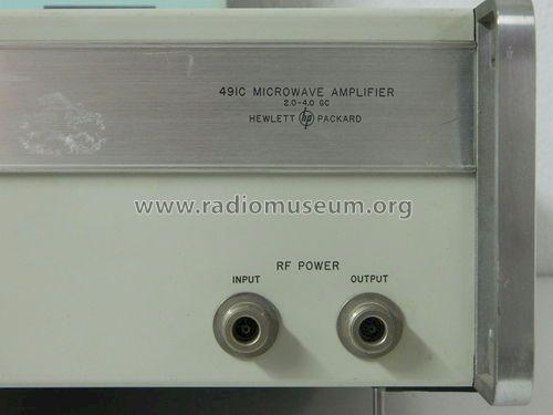 Microwave Amplifier 491C; Hewlett-Packard, HP; (ID = 1507768) RF-Ampl.