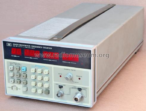 Microwave Counter 5342A; Hewlett-Packard, HP; (ID = 1454861) Equipment