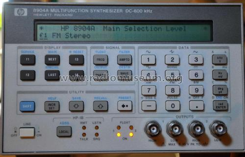 Multifunction Synthesizer DC-600kHz 8904A; Hewlett-Packard, HP; (ID = 1763110) Equipment