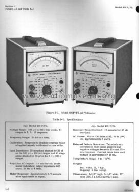 NF-Voltmeter 400F; Hewlett-Packard, HP; (ID = 255920) Equipment