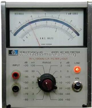 NF-Voltmeter 400F; Hewlett-Packard, HP; (ID = 255930) Equipment