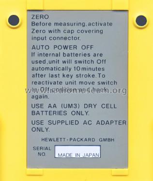 Optical Loss Test Set 8140A; Hewlett-Packard, HP; (ID = 2317125) Ausrüstung