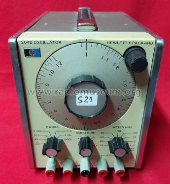 Oscillator 204D; Hewlett-Packard, HP; (ID = 2911004) Equipment