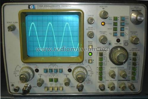 Oscilloscope 1740A; Hewlett-Packard, HP; (ID = 1510898) Equipment