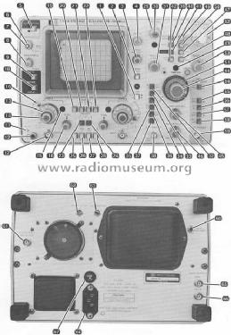 Oscilloscope 1744A; Hewlett-Packard, HP; (ID = 542260) Equipment