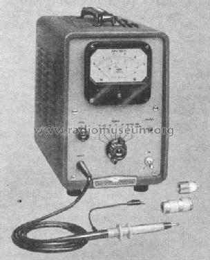 RF Millivoltmeter 411A; Hewlett-Packard, HP; (ID = 510355) Equipment