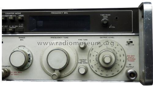 Signal Generator 8640B Equipment Hewlett-Packard, HP; |Radiomuseum.org