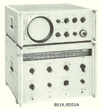 Spectrum Analyzer System 8551A/851A; Hewlett-Packard, HP; (ID = 915239) Equipment