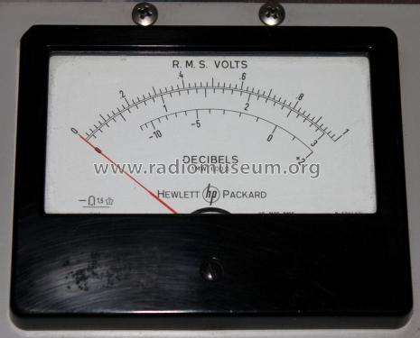 Vacuum Tube Voltmeter 400D 6625-643-1670; Hewlett-Packard, HP; (ID = 1034809) Equipment