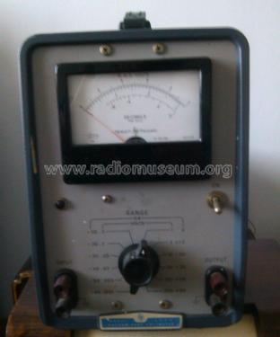 Vacuum Tube Voltmeter 400D 6625-643-1670; Hewlett-Packard, HP; (ID = 1775779) Equipment