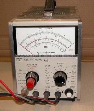 Vacuum Tube Voltmeter 410C; Hewlett-Packard, HP; (ID = 323329) Equipment