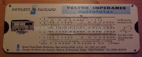 Vector Impedance Meter 4800A; Hewlett-Packard, HP; (ID = 1768714) Equipment