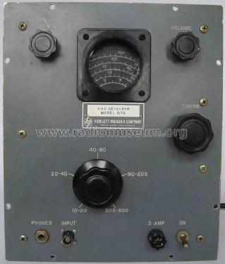 VHF Detector 417A; Hewlett-Packard, HP; (ID = 111682) Equipment