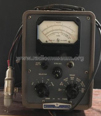 VTVM Vacuum Tube Voltmeter 410B; Hewlett-Packard, HP; (ID = 2584364) Equipment