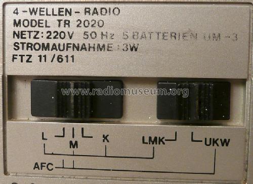 4-Wellen-Radio TR 2020; HGS Photo + (ID = 630019) Radio