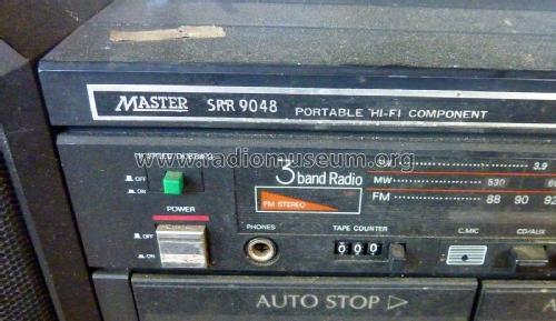 Master Portable HiFi Component SRR9048; TVA Far East Ltd.; (ID = 1834990) Radio