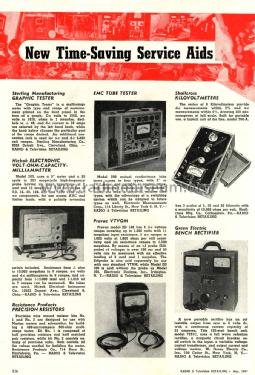 209-A Volt-Ohm Capacity Milliammeter; Hickok Electrical (ID = 1199493) Ausrüstung