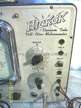 209-A Volt-Ohm Capacity Milliammeter; Hickok Electrical (ID = 968584) Equipment