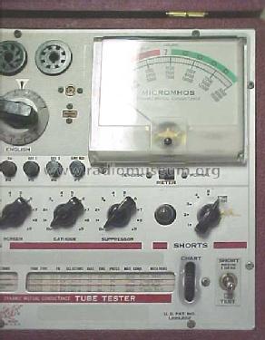 Tube Tester 600A Ch= 782W, 830W; Hickok Electrical (ID = 273560) Equipment