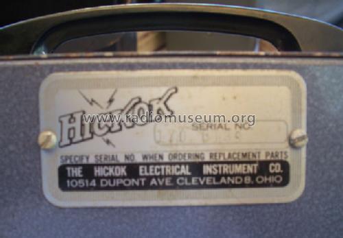 A.M. Generator 290X; Hickok Electrical (ID = 1266700) Ausrüstung