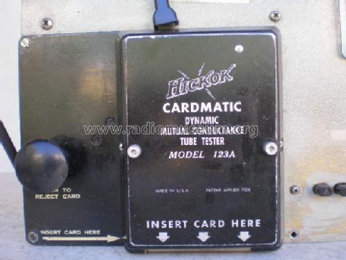 Cardmatic Tube Test Set 123A; Hickok Electrical (ID = 663365) Ausrüstung