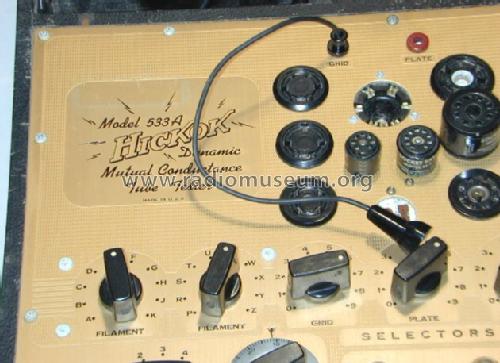 Dyn. Mutual Conduct. Tube Tester 533A; Hickok Electrical (ID = 467530) Equipment
