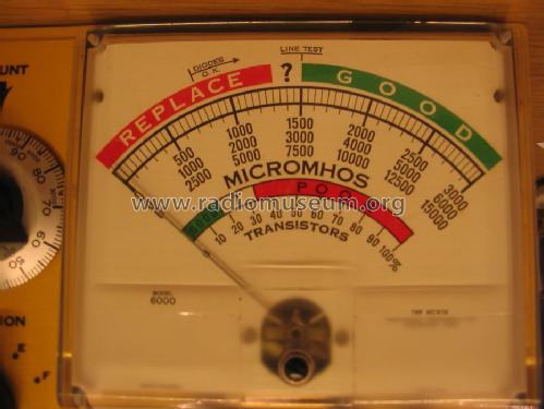 Dynamic Mutual Cond.Tube Tester 6000A; Hickok Electrical (ID = 386638) Ausrüstung