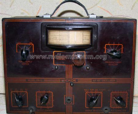 OS-12 A.F.-R.F. Oscillator; Hickok Electrical (ID = 909885) Equipment