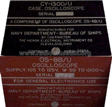 Oscilloscope OS-8B/U; Hickok Electrical (ID = 699492) Equipment