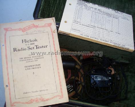 Radio Set Tester SG4600 ; Hickok Electrical (ID = 1137237) Ausrüstung