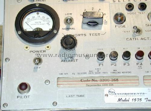 Tube Tester 1575; Hickok Electrical (ID = 661455) Equipment