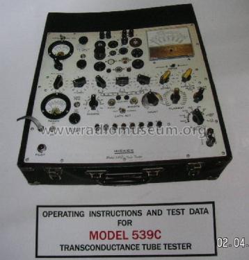 Tube Tester 539C; Hickok Electrical (ID = 1021805) Equipment