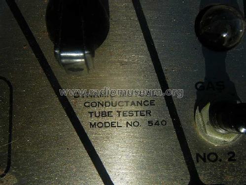 Tube Tester 540; Hickok Electrical (ID = 875657) Ausrüstung